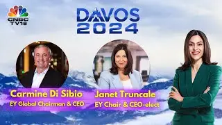Davos WEF 2024 LIVE | EY's Expansion Plans In India With Carmine Di Sibio & Janet Truncale  | N18L