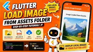 FLUTTER ANDROID -  LOAD IMAGE FROM THE ASSETS FOLDER || TUTORIAL