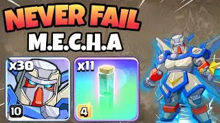 Never Fail !! NEW MECHA Best Th15 Attack Strategy to Destroy Any Base in Clash of Clans