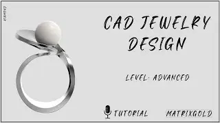 Mobius Pearl Ring Modeling with Kiamond Studio- Jewelry Design Mastery