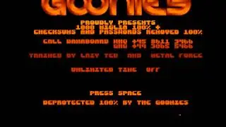 Goonies - 1000 Miglia Part 1 - Amiga Cracktro
