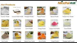 Application of fruit and vegetable powder in solid beverage