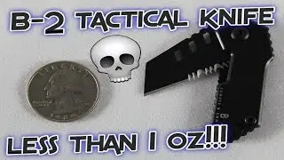 Reviewing the worlds smallest tactical knife . ( B-2 nano blade )
