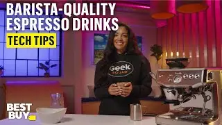 Barista-Quality Drinks at Home with the Breville Barista Express Impress &ndash; Tech Tips from Best Buy
