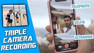 How to Record Multiple Cameras [UP TO THREE] at Once on iPhone | Multicam Pro