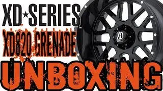 XD Series 820 Grenade 18x9 -12 Wheel Rim Unboxing