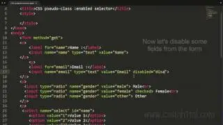 CSS :enabled selector