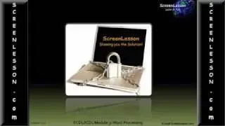 ECDL/ICDL Word-Processing Video Tutorial Practice Test Q. Solution