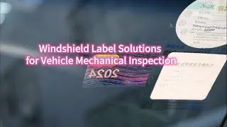 SZIMAGE Windshield Label Solutions for Vehicle Mechanical Inspection