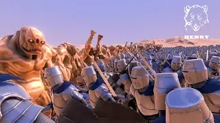 15.000 Heavy Knights vs 16.000 Monsters- Ultimate Epic Battle Simulator 2- UEBS 2