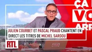 Quand Julien Courbet et Pascal Praud chantent en direct les titres de Michel Sardou