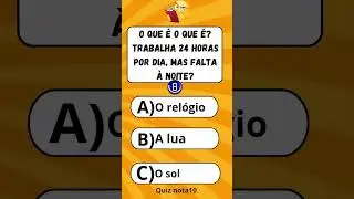 O que &eacute; o que &eacute;? Adivinha as charadas!  #quiz #charadas #charada #oque&eacute;oque&eacute;