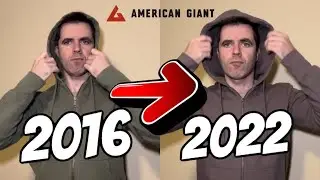 American Giant Classic Full Zip Hoodie Comparison: Old vs New