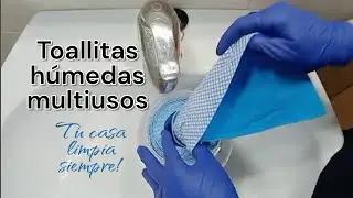🧼TOALLITAS HÚMEDAS MULTIUSOS 🫧