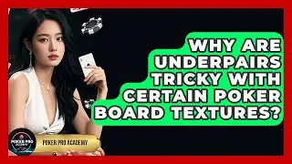 Why Are Underpairs Tricky With Certain Poker Board Textures? - Poker Pro Academy