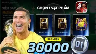 DÙNG 30000 HUY HIỆU KẾ THỪA VỚI MÀN MỞ THẺ “KINH ĐIỂN” SĂN TÌM RONALDO CR7 | FC MOBILE VIỆT NAM 🇻🇳