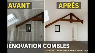 R&eacute;novation compl&egrave;te d&rsquo;un comble : placo, enduit et pose de parquet | Avant & Apr&egrave;s chanti