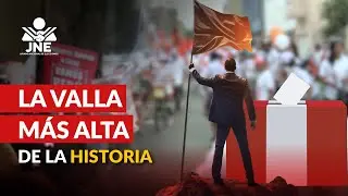 La valla electoral m&aacute;s alta en la historia del Per&uacute; 📊🗳️