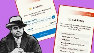 Becoming a CRIME lord gone wrong | mafia update || Bitlife