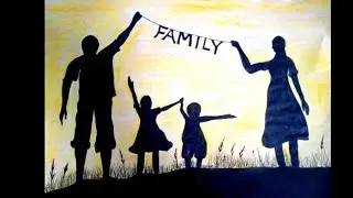 how to draw international family day