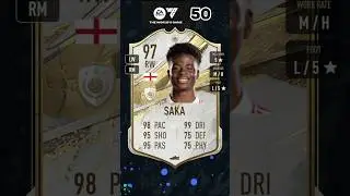 Saka Future in EA Sports FC #football #shorts #saka #easportsfc #fifa22 #fifa23