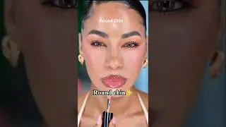 Round chin✨️ #contourhack #shortsviral #makeup #youtube #beautyreels #beautytips #newmakeuphack #fyp