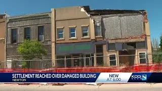 Settlement reached over damaged Newton building