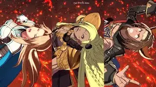 GBVS - Percival's Feuerrote Krone on all Characters