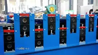 Glazed tile roll forming machine