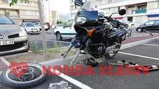 #09 HONDA XL650V TRANSALP -wymian łożyska koła przedniego w motocyklu