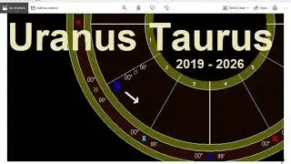 Uranus in Taurus March 6 2019 - 2026 - Material Revolution