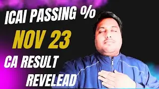 |ICAI Passing % Nov 23 CA Result Revealed For CA Inter & Final|