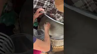 Pork porridge crushed Vietnamese street food