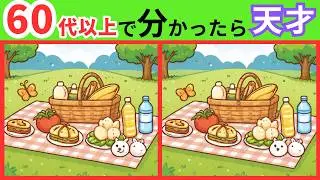 【間違い探しクイズ】難しいけど面白い！３つの間違いを探そう【脳トレ】