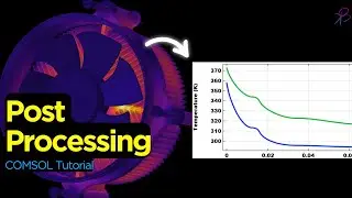 How to Plot Temperature along a Edge in COMSOL Post Processing | Learn with BK