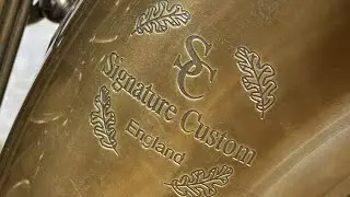 How does a Trevor James Signature Custom RAW Tenor Saxophone Sound? www.newyorksax.com