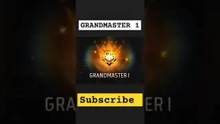 GRANDMASTER ❤️ | #freefire #garenafreefire #grandmaster #shorts #attitudestatus