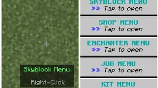 [Free] SkyblockMenu With Netherstar Plugin Pocketmine