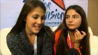 JESC 2014:  Interview with Masa and Lejla (Montenegro)