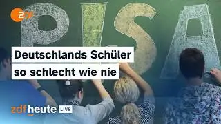 PISA-Studie 2025: Deutschlands Schüler auf historischem Tiefstand | ZDFheute live