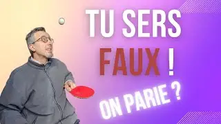 🏓 On parie que ton service est faux au #tennisdetable ? Connais-tu le règlement FFTT pour servir ?