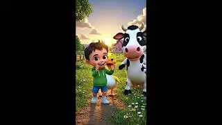 Title Ahil and the Happy Cow 🐄  Moo Moo Song for Kids episode 3