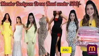 Meesho Bodycon Dress Haul🔥Meesho Bodycon Dress under 500/-Meesho Bodycon Dress review#meesho