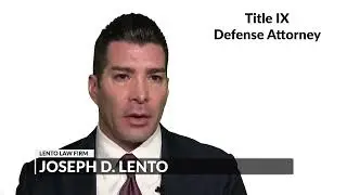 Student Discipline Defense Title IX Defense Attorney