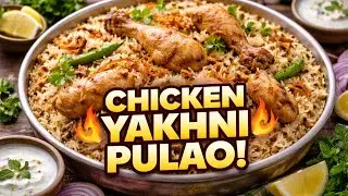 Chicken yakhni pulao #famous farah khan favourite #easy and delicious recipes #yummy #viralvideo 