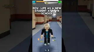 POV: БЕЛЫЙ РЕБЕНОК ЗАХОДИТ В ШКОЛУ☠️.. #roblox #fightinaschool #verowtv