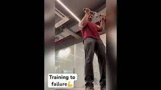 Bicep cable curl, Trained to faliure