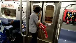 MTA NYC train ride R160 R train ride from Atlantic Avenue Barclay center to Jay street MatroTech.