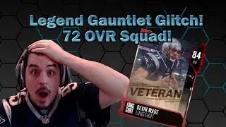 Beat the Legend Guantlet with 72 OVR!!! Madden 18 Solo Challenges! Gauntlet-Ception!