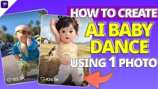 How to Create AI Baby Dance Video Using 1 Photo | Trending Baby AI Dance Video Tutorial